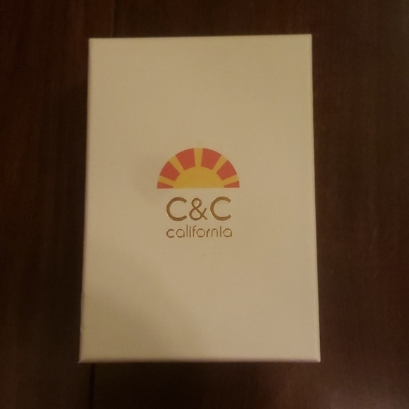 𝅺NEW! C&C CALIFORNIA Multi Color  Circular Post Earrings Jewelry. - Picture 3 of 6